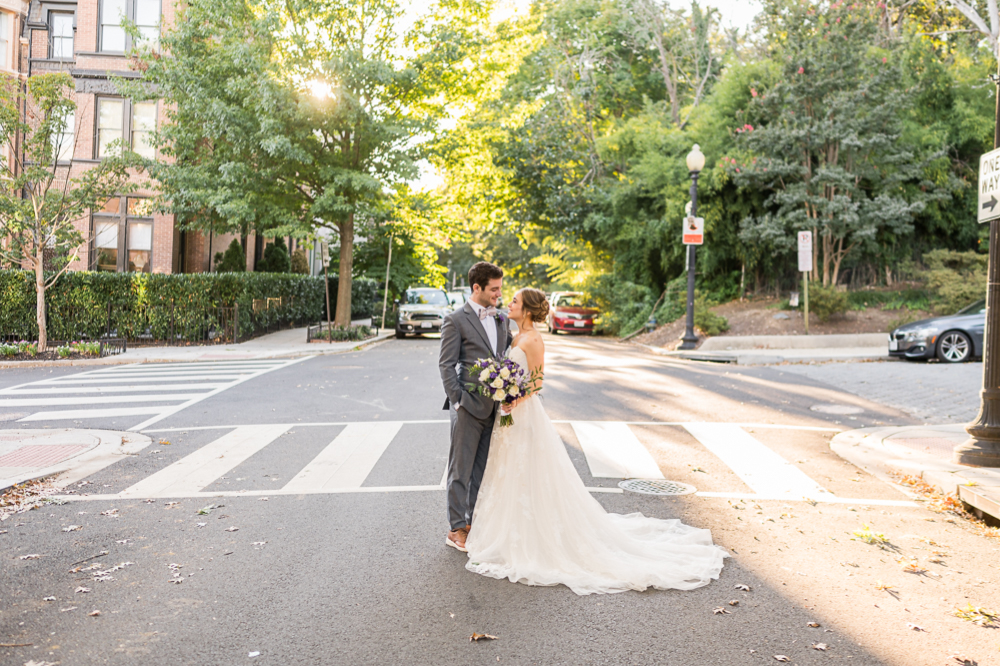 Laughter-Filled Elopement at the Spanish Steps in Washington, D.C. - Hunter and Sarah Photography