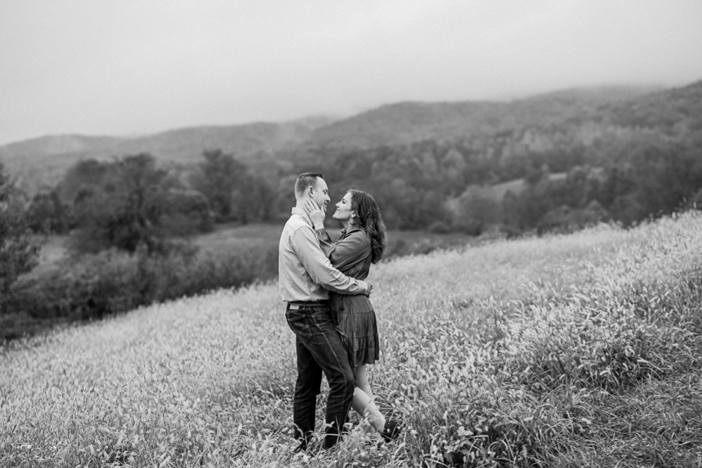 Rainy Engagement Session at Heritage Community Park in Blacksburg, VA - Hunter and Sarah Photography