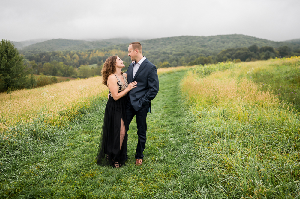 Rainy Engagement Session at Heritage Community Park in Blacksburg, VA - Hunter and Sarah Photography