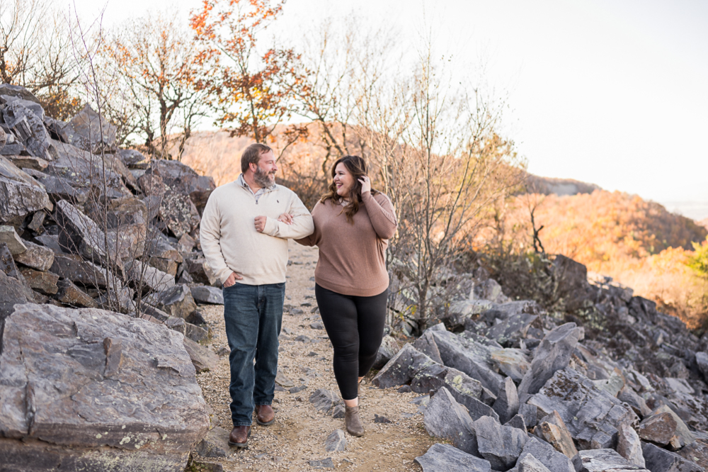 Giggly Engagement Session in Shenandoah National Park - Hunter and Sarah Photography