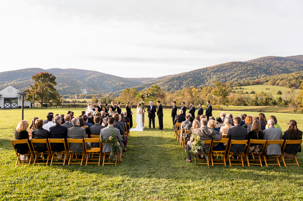 Heartfelt Fall Wedding at King Family Vineyards - Hunter and Sarah Photography