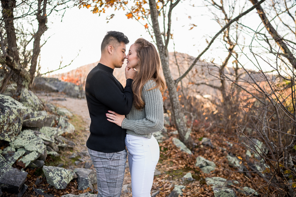 Sun Swathed Engagement Session in Shenandoah National Park - Hunter and Sarah Photography