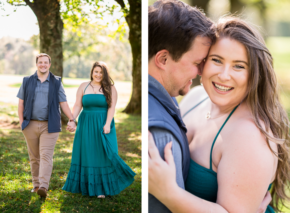 Windswept Engagement Session at Castle Hill Cider - Hunter and Sarah Photography