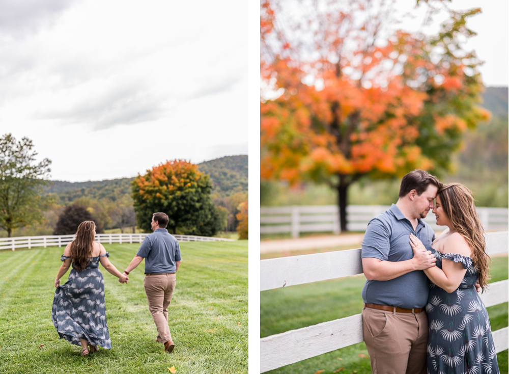 Windswept Engagement Session at Castle Hill Cider - Hunter and Sarah Photography