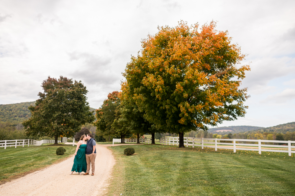 Windswept Engagement Session at Castle Hill Cider - Hunter and Sarah Photography