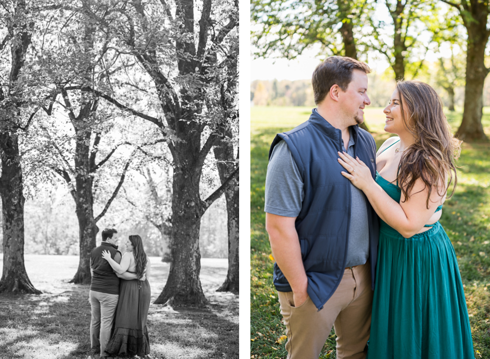 Windswept Engagement Session at Castle Hill Cider - Hunter and Sarah Photography