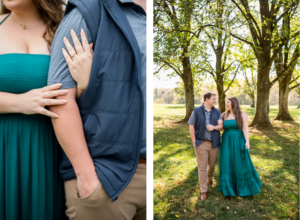 Windswept Engagement Session at Castle Hill Cider - Hunter and Sarah Photography