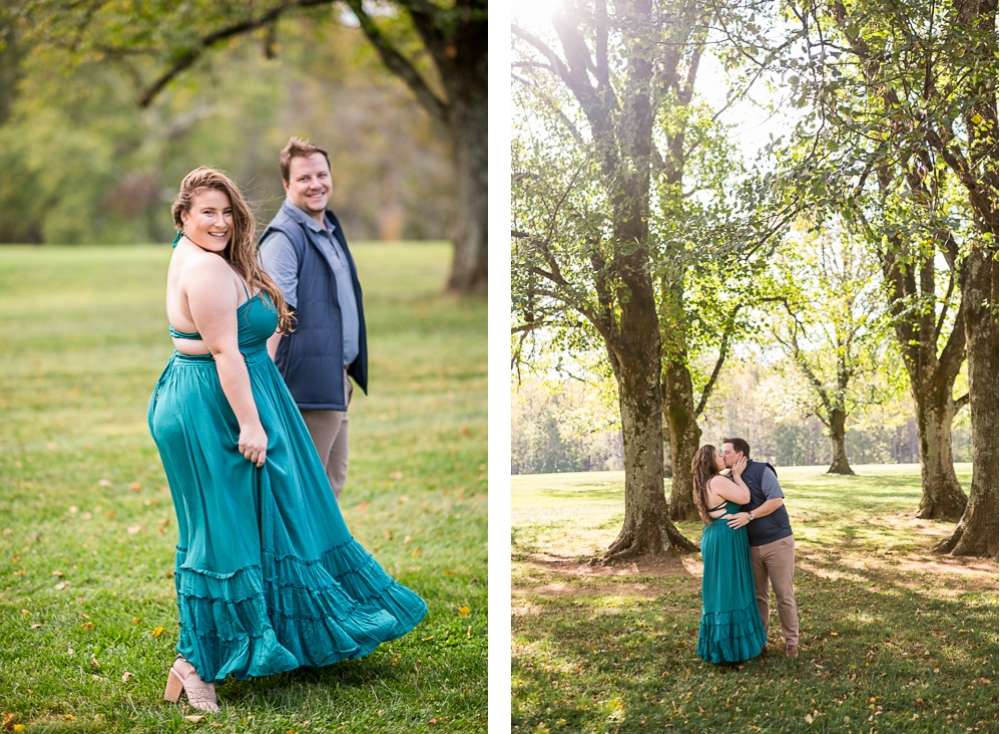 Windswept Engagement Session at Castle Hill Cider - Hunter and Sarah Photography