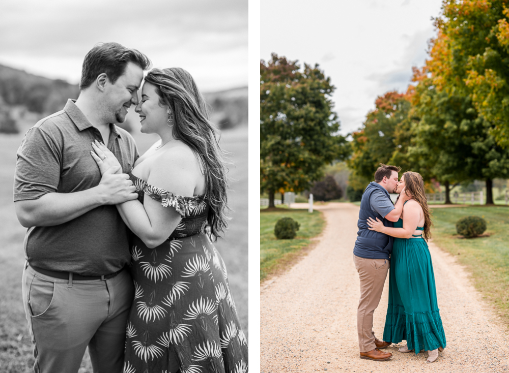 Windswept Engagement Session at Castle Hill Cider - Hunter and Sarah Photography