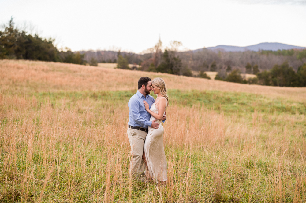 Elegant Wintry Engagement Session at James Monroe's Highland - Hunter and Sarah Photography