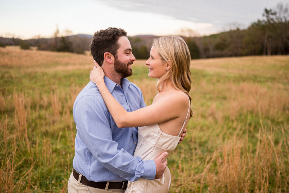 Elegant Wintry Engagement Session at James Monroe's Highland - Hunter and Sarah Photography