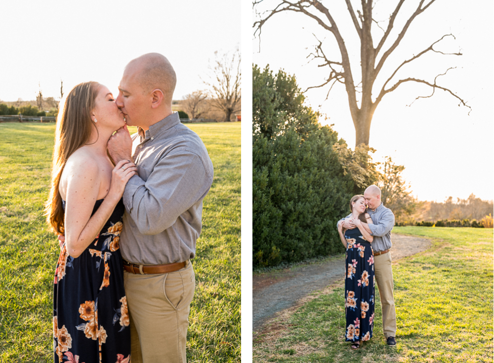 Lighthearted Spring Engagement Session at Barboursville Ruins - Hunter and Sarah Photography
