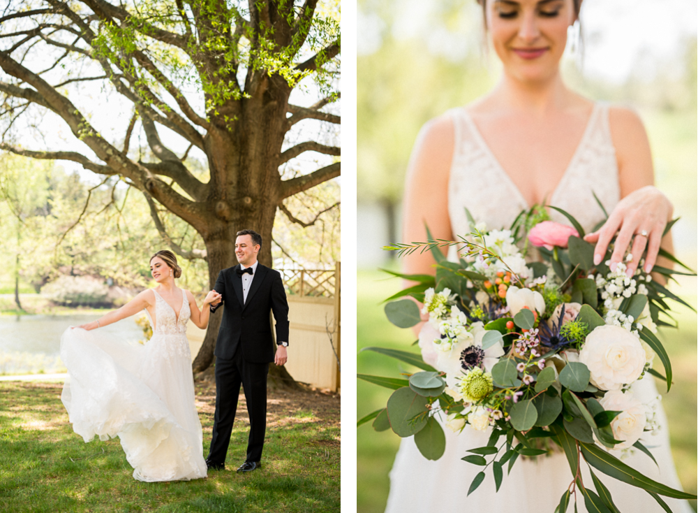 Joyful and Tearful Classic Charlottesville Spring Wedding - Hunter and Sarah Photography