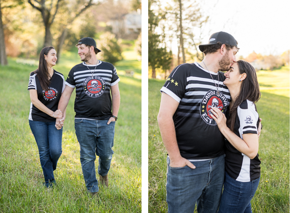 Sporty Engagement Session at Boar's Head Resort - Hunter and Sarah Photography