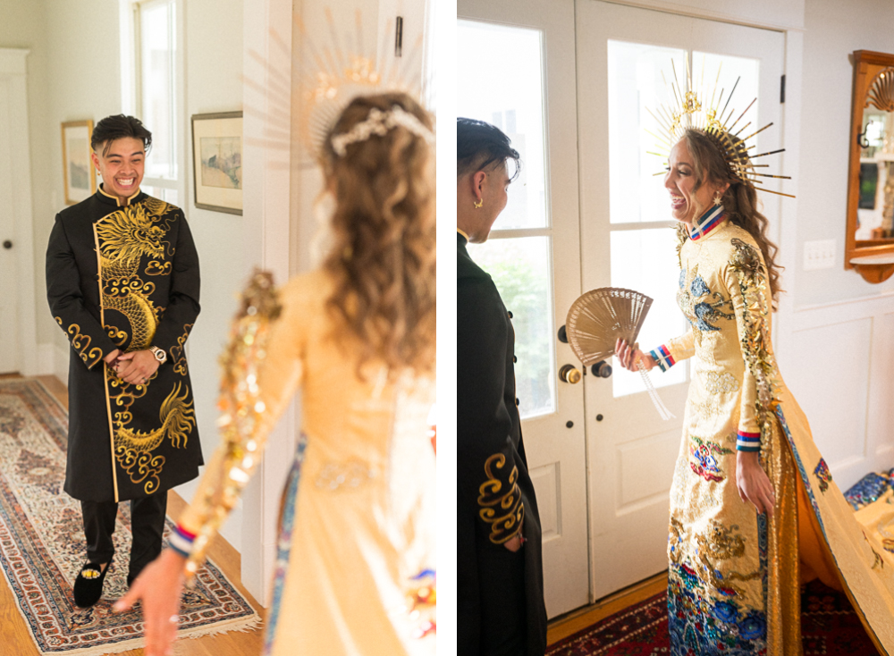 Intentional Spring Wedding with Traditional Vietnamese Tea Ceremony - Hunter and Sarah Photography