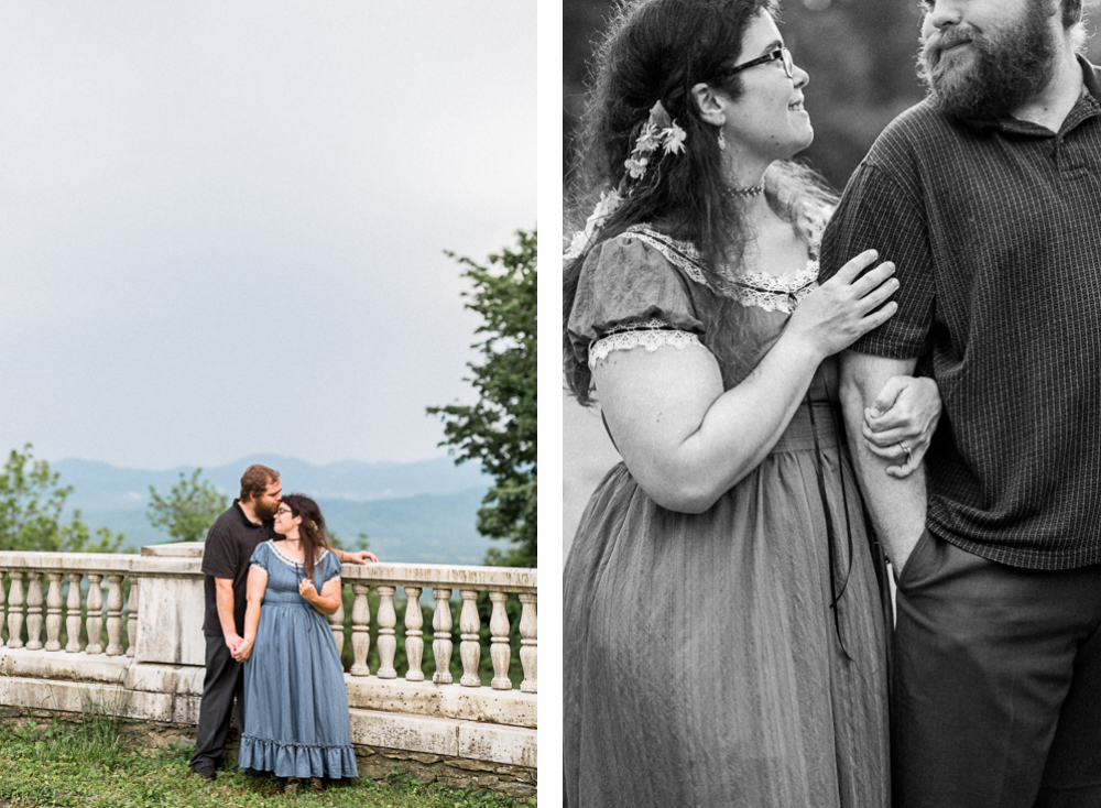 Stormy Spring Engagement Session at Swannanoa Palace - Hunter and Sarah Photography