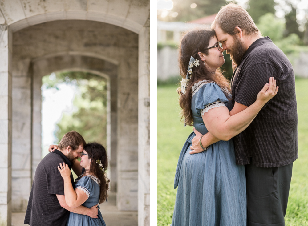 Stormy Spring Engagement Session at Swannanoa Palace - Hunter and Sarah Photography