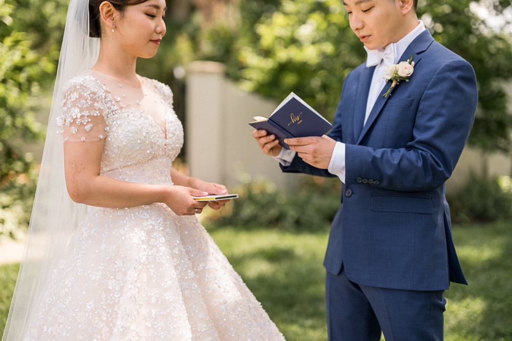 Blush Korean Wedding at Morais Vineyards - Hunter and Sarah Photography