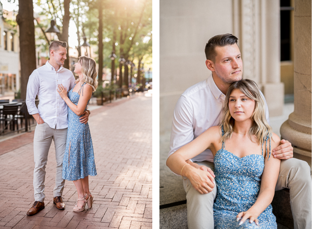 Sugar Sweet Engagement Session on the Downtown Mall - Hunter and Sarah Photography