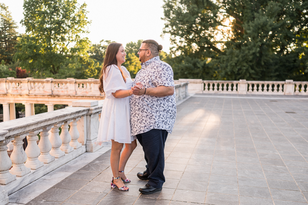 UVA Lawn Engagement Photoshoot - Hunter and Sarah Photography