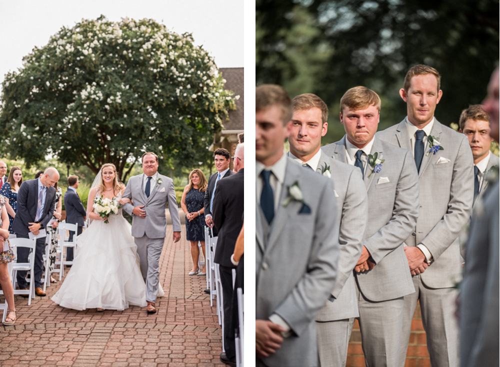 Tearful WM Tribe Wedding at Willow Oaks Country Club - Hunter and Sarah Photography