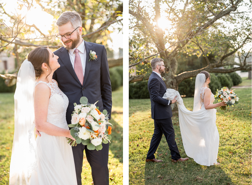 Colorful Autumn Micro-Wedding in Richmond - Hunter and Sarah Photography