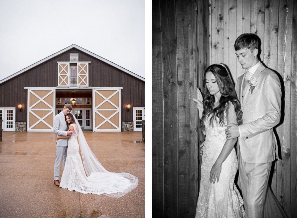 Rainy Wedding at the Lodge at Mount Ida - Hunter and Sarah Photography