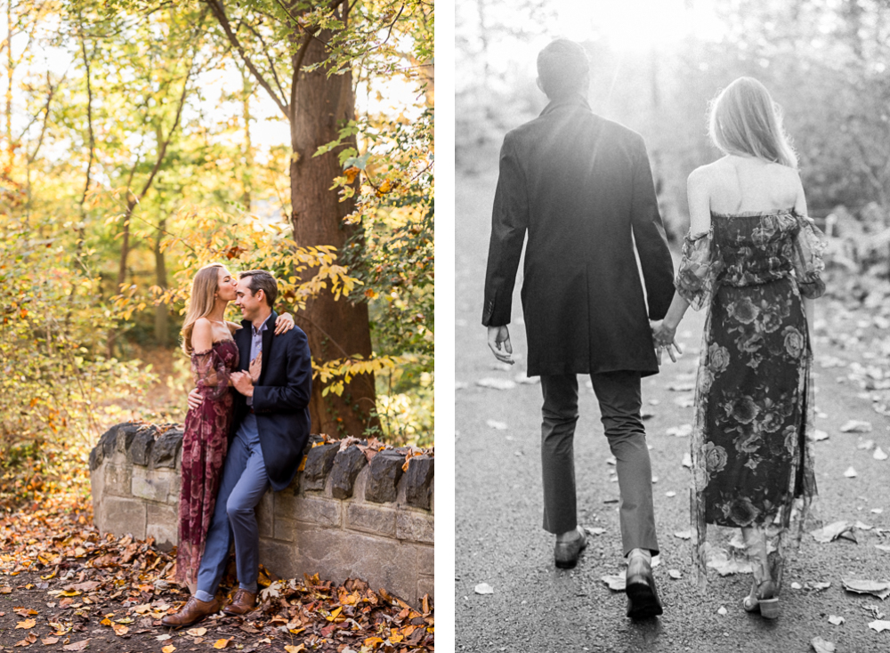 Foliage-Filled Engagement Session at Rock Creek Park in DC - Hunter and Sarah Photography