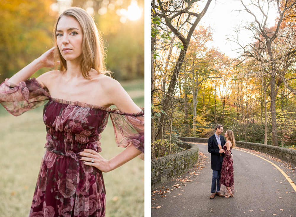 Foliage-Filled Engagement Session at Rock Creek Park in DC - Hunter and Sarah Photography