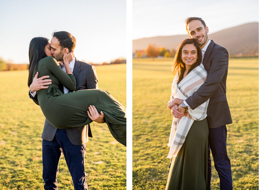 Giggly Dual-Location Engagement Session - Hunter and Sarah Photography