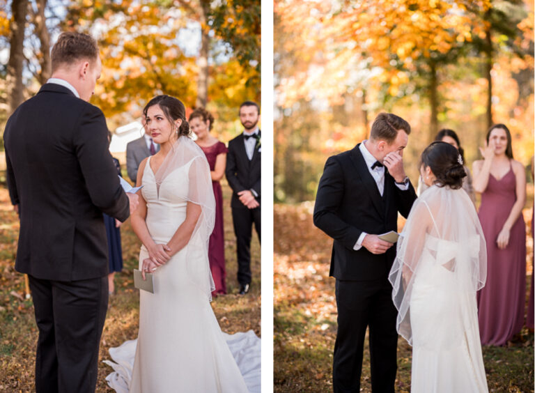 Intimate FallFoliage Wedding at Avonlea Farms Hunter and Sarah