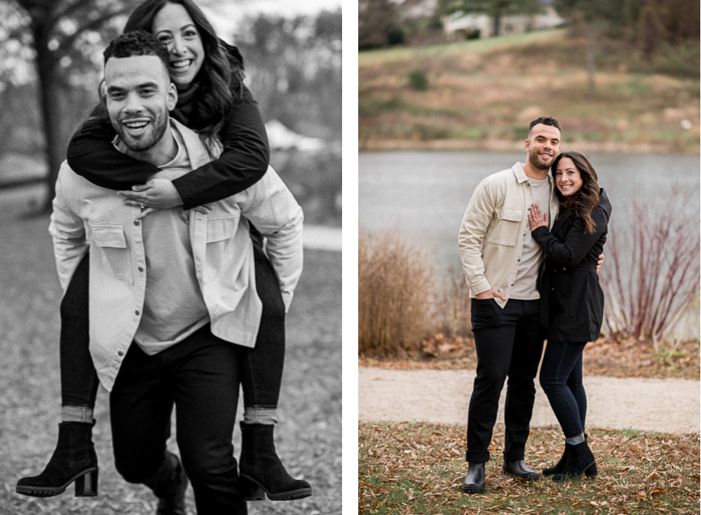 Joyful Wintery Surprise Proposal at The Boar's Head - Hunter and Sarah Photography