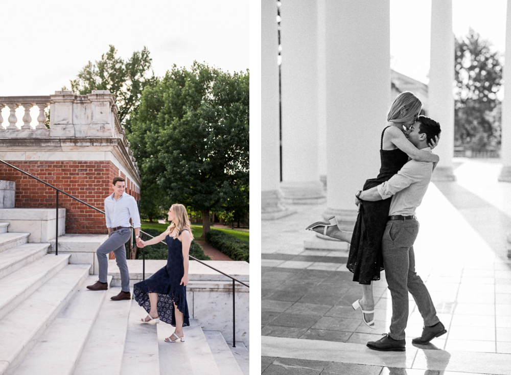 Colorful Engagement Session at The Lawn and Raven's Roost - Hunter and Sarah Photography