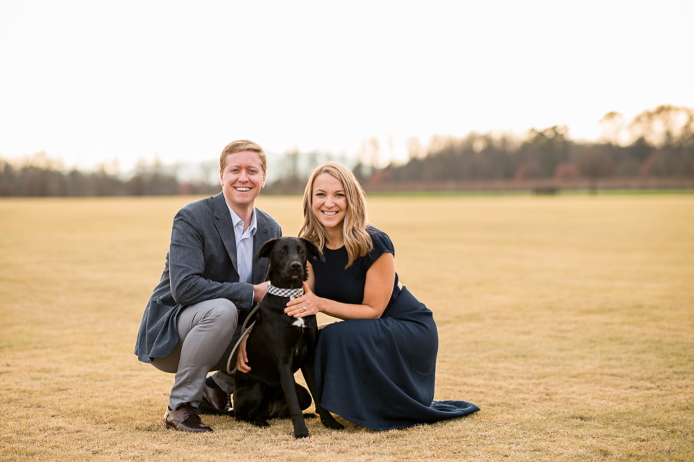 How to Photograph Dogs on an Engagement Session - Hunter and Sarah Photography