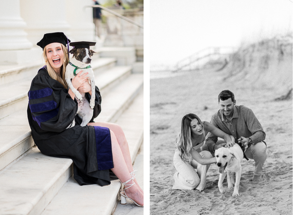 How to Photograph Dogs on an Engagement Session - Hunter and Sarah Photography