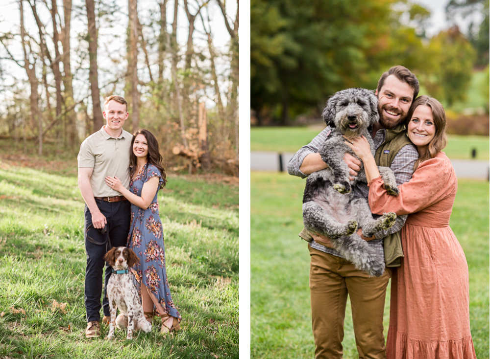 How to Photograph Dogs on an Engagement Session - Hunter and Sarah Photography