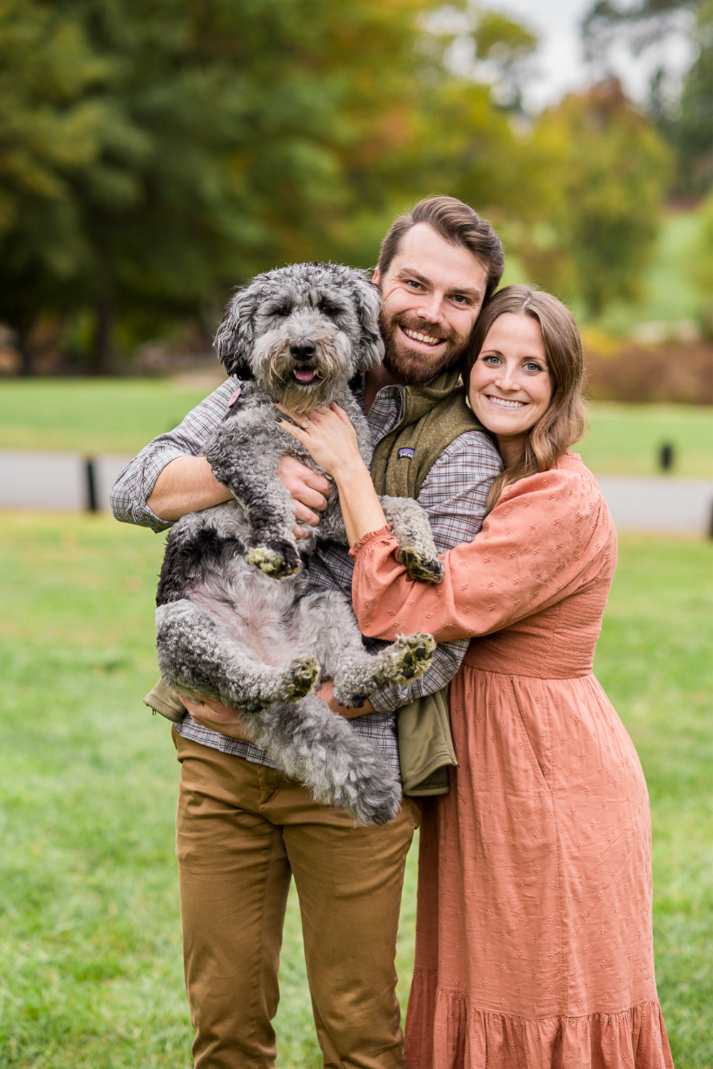 How to Photograph Dogs on an Engagement Session - Hunter and Sarah Photography