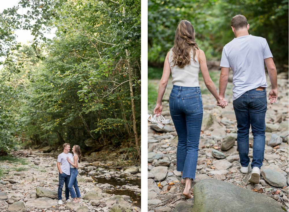 Sugar Hollow Engagement Session in Charlottesville - Hunter and Sarah Photography