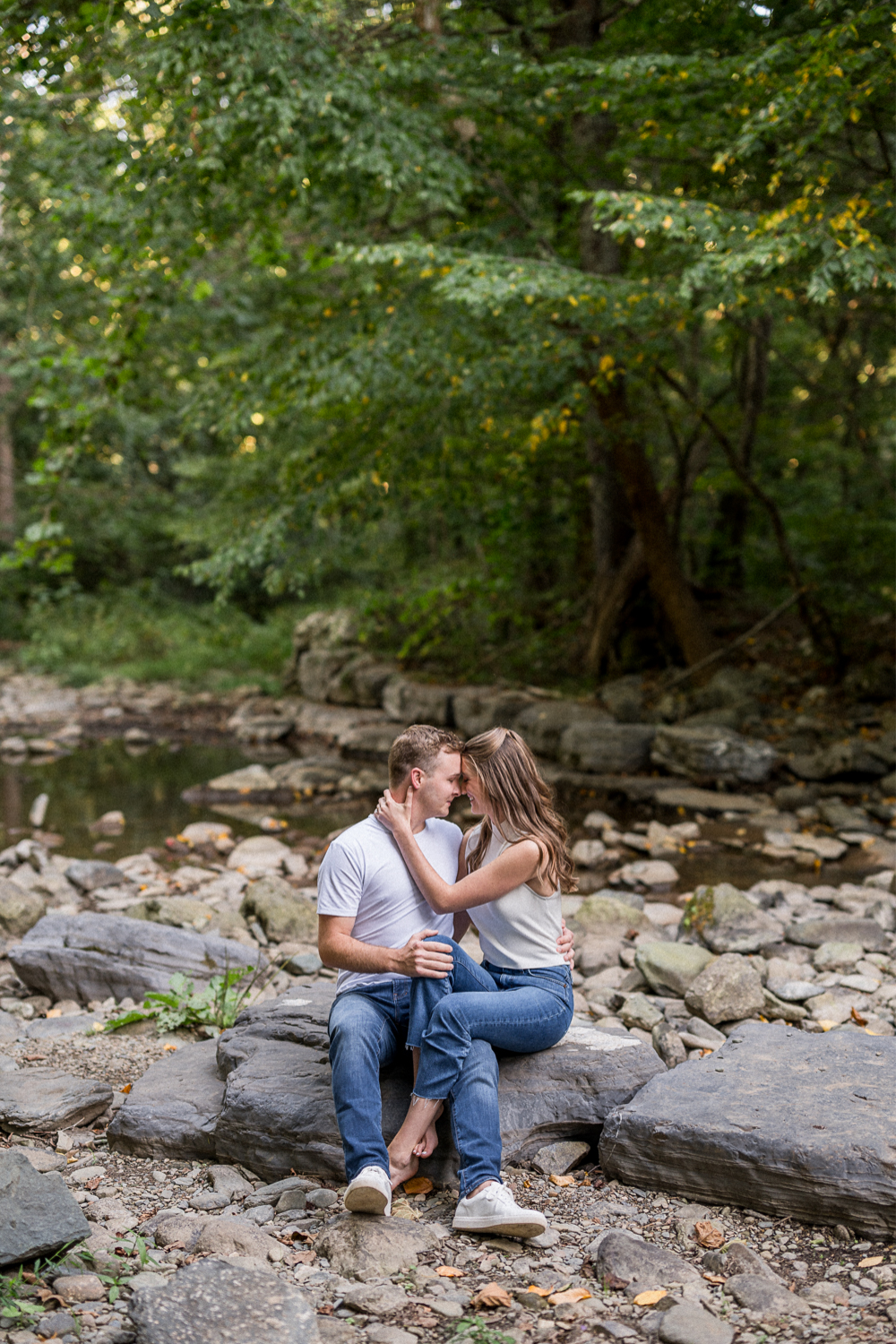 Hiking Outdoor Engagement Session in Charlottesville - Hunter and Sarah Photography