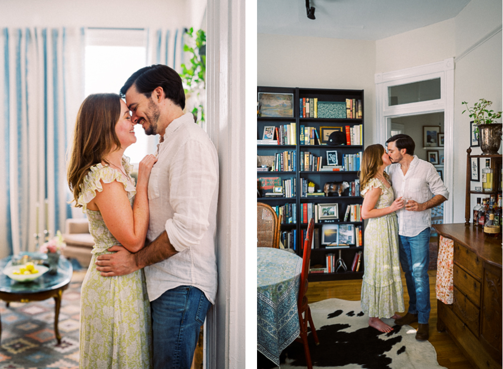 Vespa Engagement Session in Richmond Apartment & the VMFA - Hunter and Sarah Photography