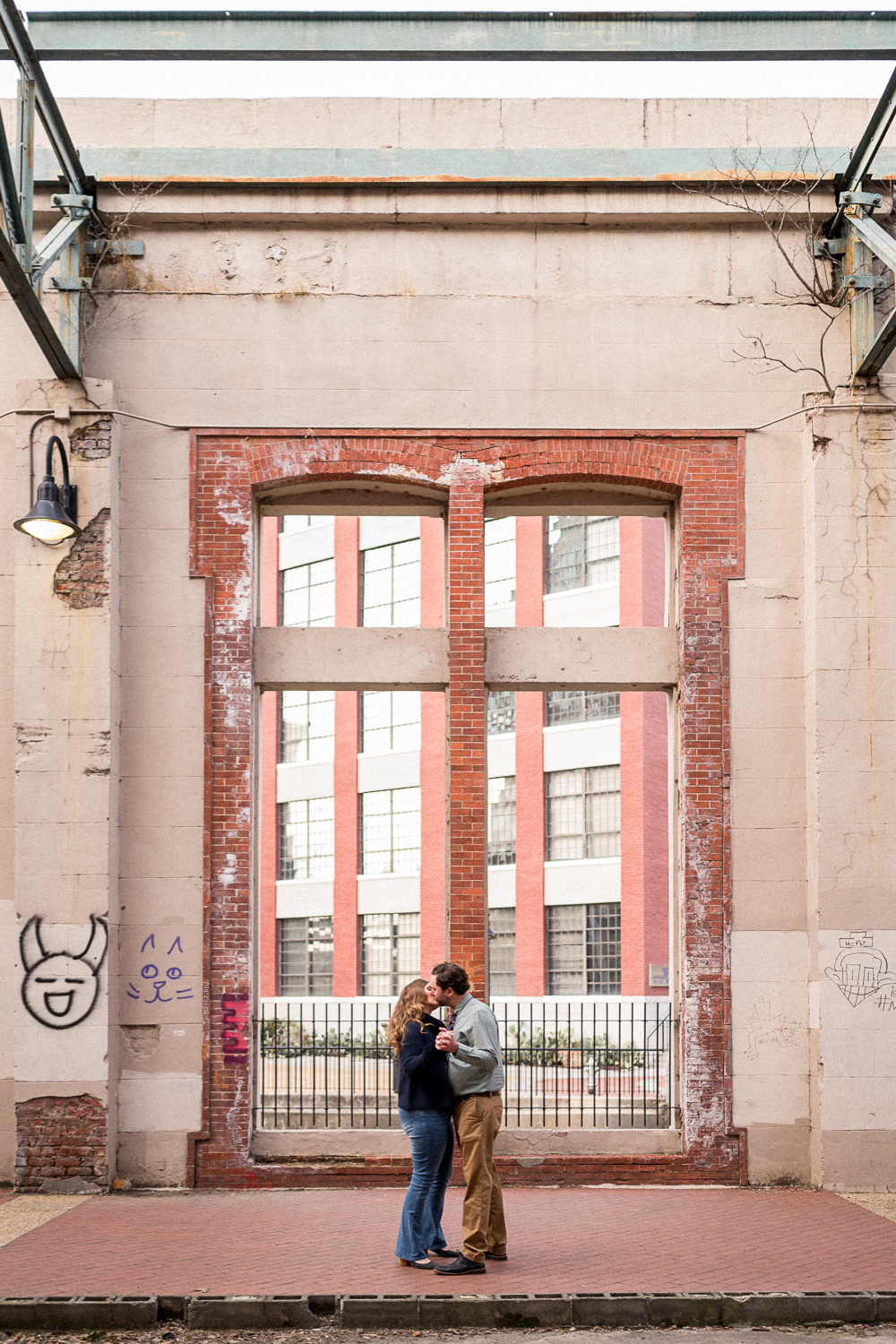 Urban Graffiti Engagement Session in Downtown Richmond - Hunter and Sarah Photography