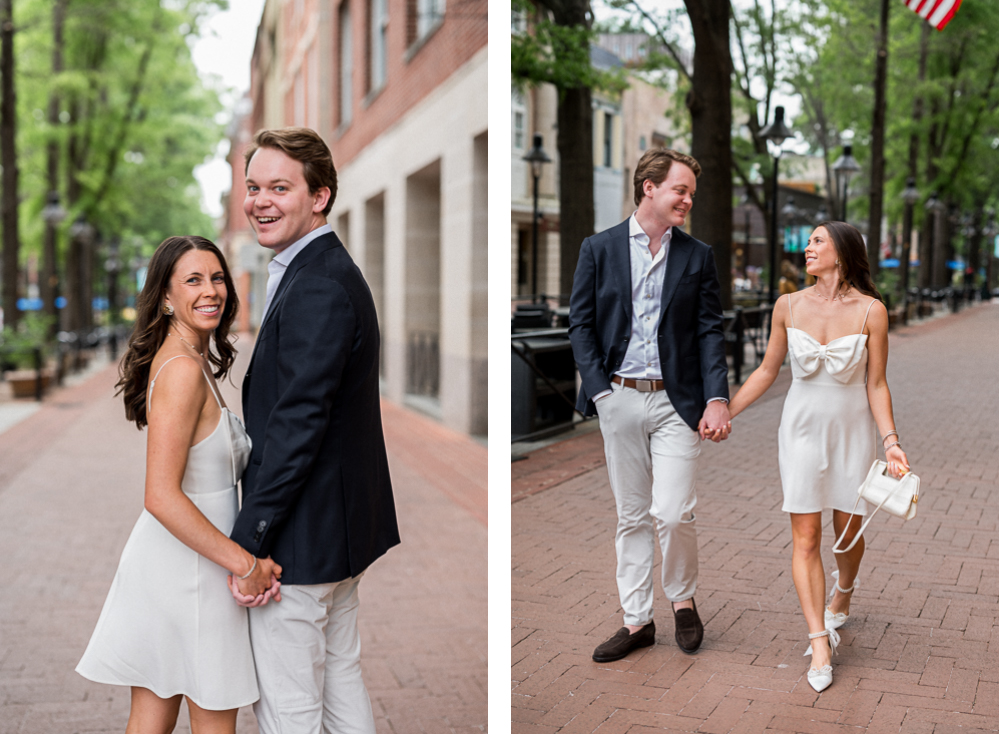 Multi-Location Engagement Session Downtown and Boar's Head Resort - Hunter and Sarah Photography 1