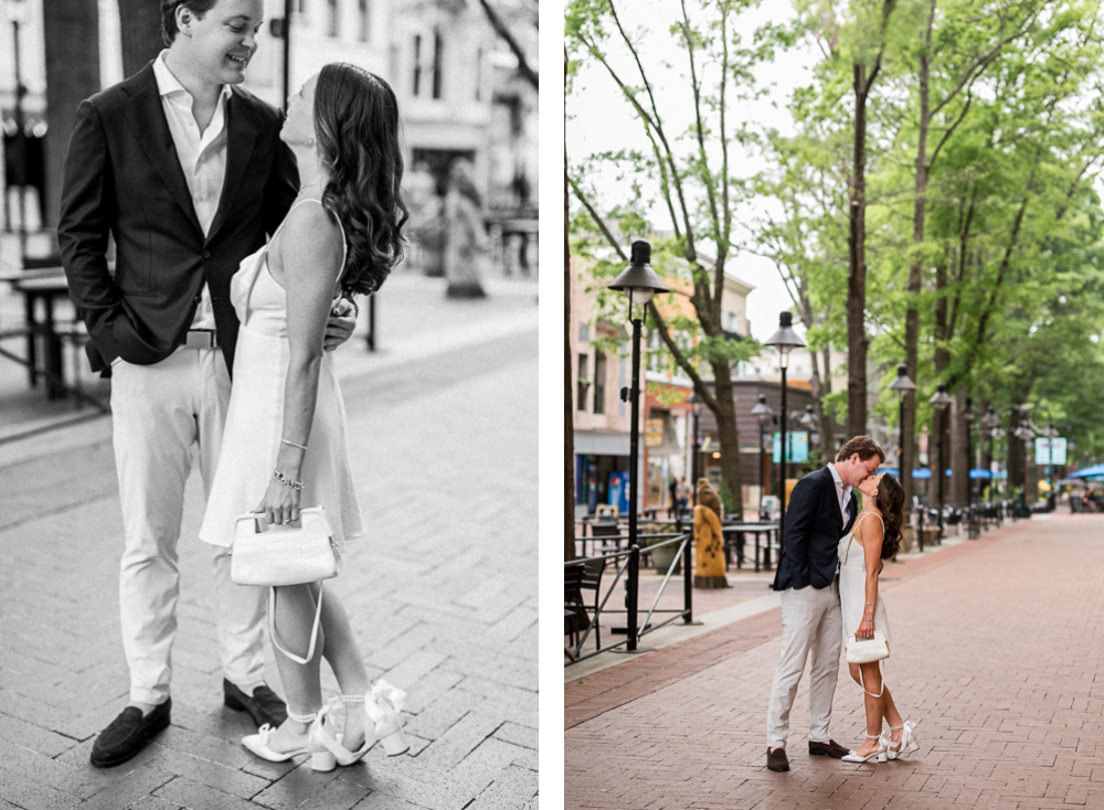 Boar's Head Resort and Downtown Mall Ice Cream Engagement Session