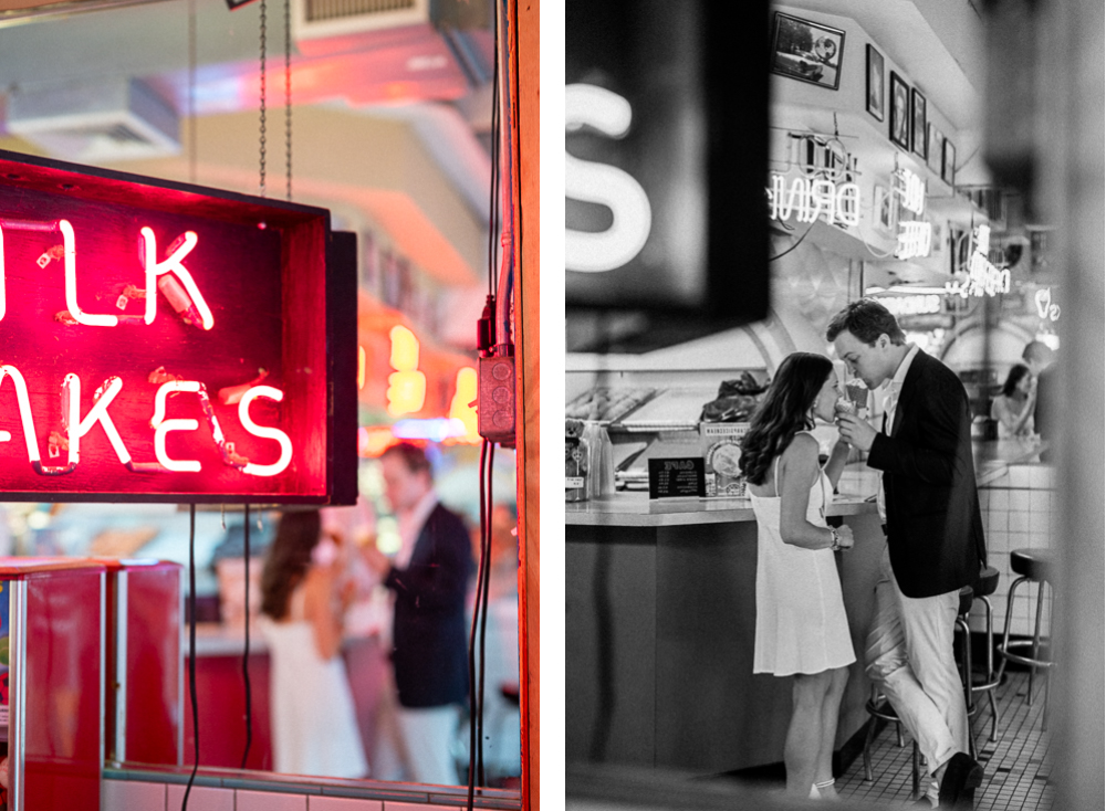 Boar's Head Resort and Downtown Mall Ice Cream Engagement Session