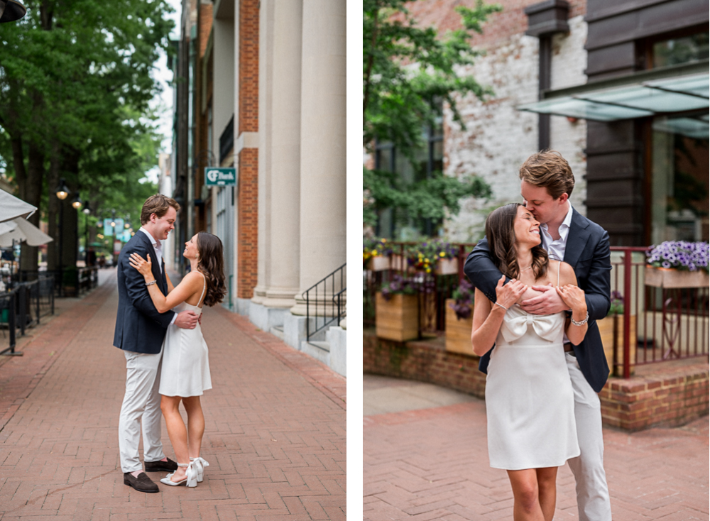 Boar's Head Resort and Downtown Mall Ice Cream Engagement Session