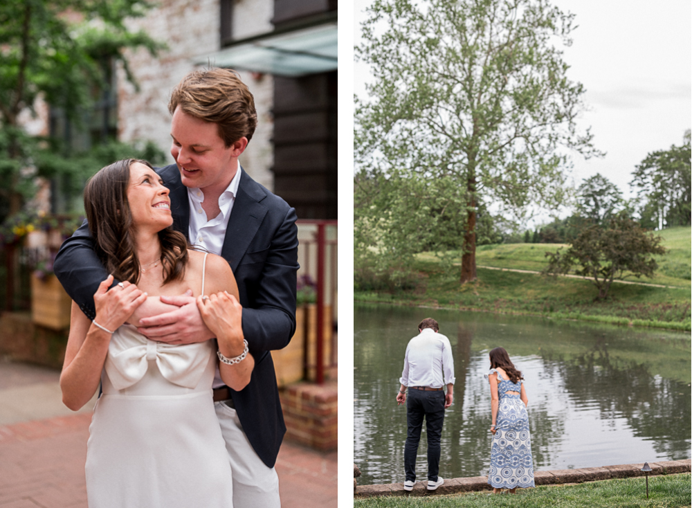 Multi-Location Engagement Session Downtown and Boar's Head Resort - Hunter and Sarah Photography