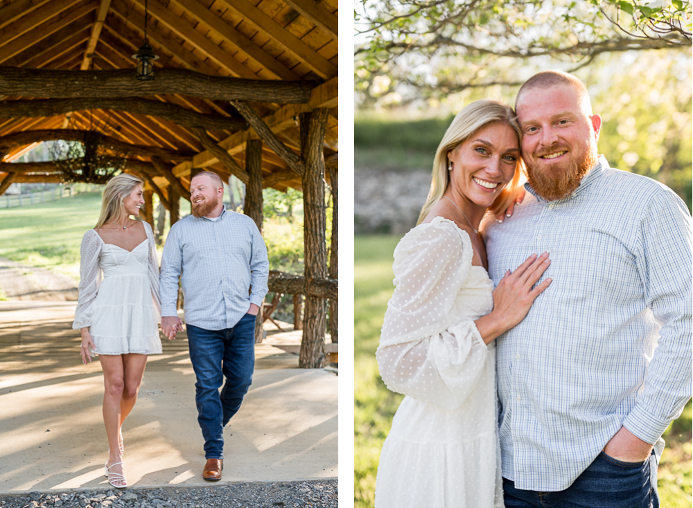 Spring Private Farm Engagement Session - Hunter and Sarah Photography