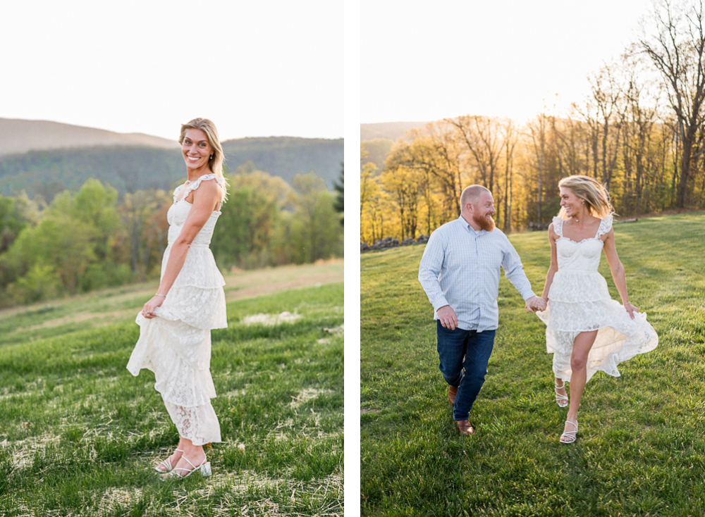 Spring Private Farm Engagement Session - Hunter and Sarah Photography