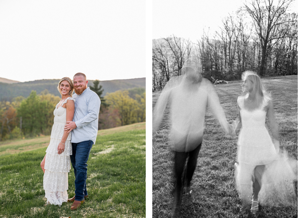 Spring Private Farm Engagement Session - Hunter and Sarah Photography