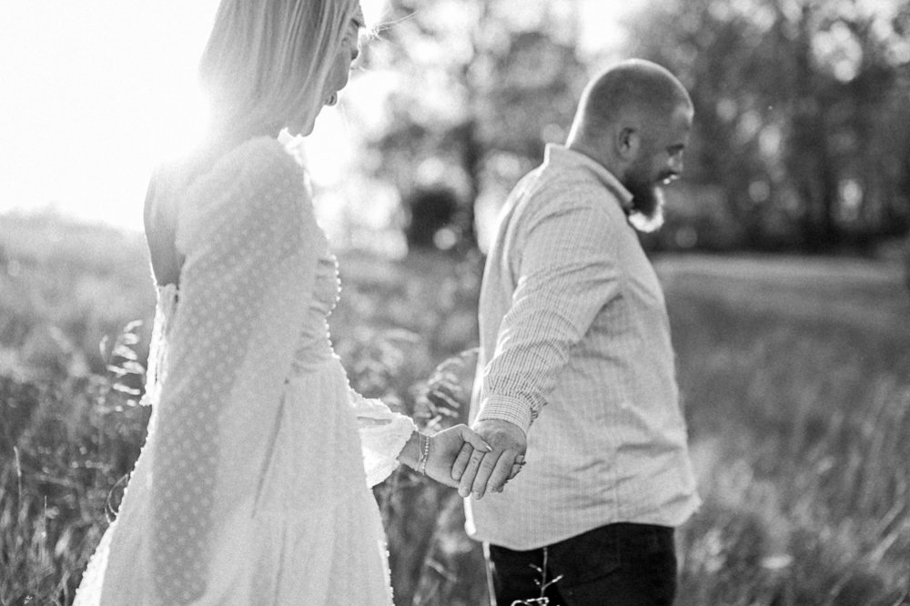 Spring Private Farm Engagement Session - Hunter and Sarah Photography